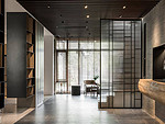 311平米新中式风格四室客厅装修效果图，置物柜创意设计图