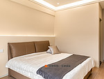 103平米现代简约风三室主卧装修效果图，衣柜创意设计图