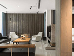 159平米新中式风格四室客厅装修效果图，沙发创意设计图