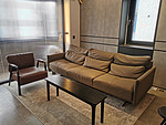 78平米轻奢风格三室客厅装修效果图，沙发创意设计图
