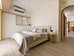90平米日式风格三室卧室装修效果图，软装创意设计图