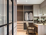 111平米新中式风格四室衣帽间装修效果图，衣柜创意设计图