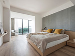 160平米现代简约风四室卧室装修效果图，门窗创意设计图