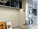 150平米美式风格三室客厅装修效果图，收纳柜创意设计图