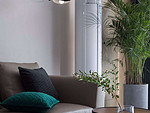 100平米现代简约风三室客厅装修效果图，沙发创意设计图