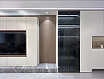 89平米现代简约风四室玄关装修效果图，玄关创意设计图