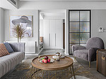 298平米轻奢风格三室客厅装修效果图，沙发创意设计图