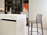 111平米现代简约风三室休闲室装修效果图，软装创意设计图