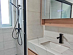 500平米北欧风格三室卫生间装修效果图，盥洗区创意设计图