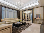 97平米欧式风格别墅客厅装修效果图，沙发创意设计图