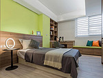 96平米欧式风格别墅卧室装修效果图，榻榻米创意设计图