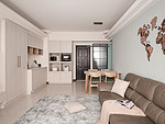 110平米北欧风格三室客厅装修效果图，沙发创意设计图