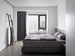 97平米现代简约风三室卧室装修效果图，门窗创意设计图