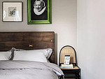 100平米现代简约风四室卧室装修效果图，墙面创意设计图