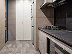 123平米现代简约风四室厨房装修效果图，橱柜创意设计图
