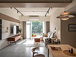 69平米日式风格三室客厅装修效果图，沙发创意设计图