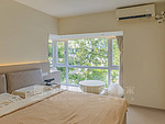 90平米现代简约风三室卧室装修效果图，软装创意设计图