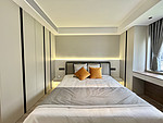 74平米现代简约风三室卧室装修效果图，软装创意设计图