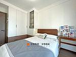 123平米混搭风格三室次卧装修效果图，衣柜创意设计图
