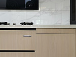 83平米现代简约风二室厨房装修效果图，橱柜创意设计图
