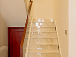100平米新中式风格复式玄关装修效果图，楼梯创意设计图