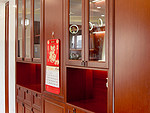 132平米新中式风格复式餐厅装修效果图，酒柜创意设计图