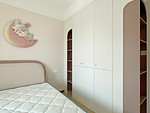 145平米现代简约风三室儿童房装修效果图，收纳柜创意设计图