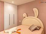 104平米现代简约风三室儿童房装修效果图，软装创意设计图
