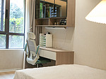 90平米现代简约风三室次卧装修效果图，收纳柜创意设计图