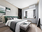 96平米欧式风格四室卧室装修效果图，飘窗创意设计图