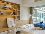 107平米现代简约风三室儿童房装修效果图，软装创意设计图