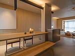 126平米日式风格三室餐厅装修效果图，创意设计图