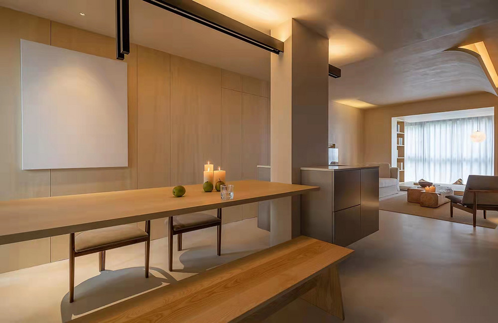 126平米日式风格三室餐厅装修效果图，创意设计图