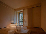 135平米日式风格三室茶室装修效果图，创意设计图