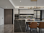 127平米轻奢风格四室餐厅装修效果图，吊顶创意设计图