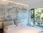 146平米现代简约风二室卧室装修效果图，软装创意设计图