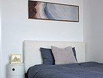 126平米美式风格三室卧室装修效果图，软装创意设计图