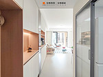 78平米现代简约风三室玄关装修效果图，玄关柜创意设计图
