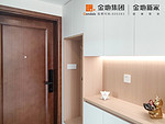 120平米现代简约风三室玄关装修效果图，玄关柜创意设计图