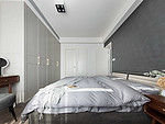 98平米现代简约风三室卧室装修效果图，衣柜创意设计图