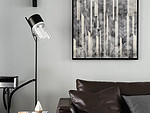 107平米现代简约风四室客厅装修效果图，沙发创意设计图