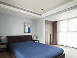 101平米现代简约风四室卧室装修效果图，软装创意设计图