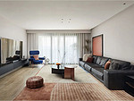188平米现代简约风五室客厅装修效果图，地板创意设计图