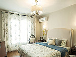 140平米美式风格三室卧室装修效果图，背景墙创意设计图