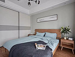 87平米北欧风格五室卧室装修效果图，墙面创意设计图