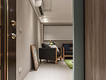 97平米北欧风格三室玄关装修效果图，软装创意设计图