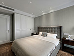 100平米现代简约风三室卧室装修效果图，墙面创意设计图