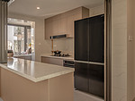 96平米简欧风格三室厨房装修效果图，橱柜创意设计图