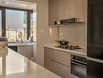135平米简欧风格三室厨房装修效果图，橱柜创意设计图