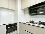 123平米现代简约风三室厨房装修效果图，橱柜创意设计图